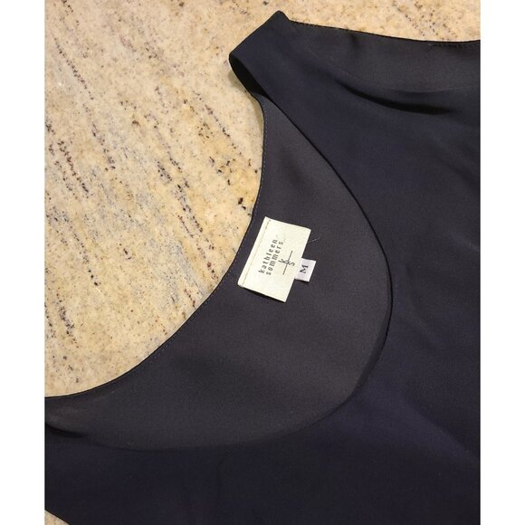 Vtg Kathleen Sommers Rayon Sleeveless Round Neck Tank Top Sz M Layered USA - Picture 9 of 12